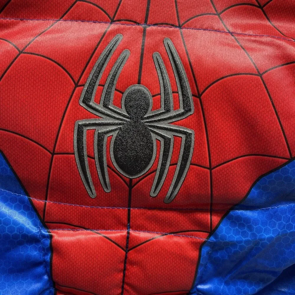 Marvel Spiderman Padded Jumpsuit Costume S 4-7 Muscles Mask Spider Man Costumes